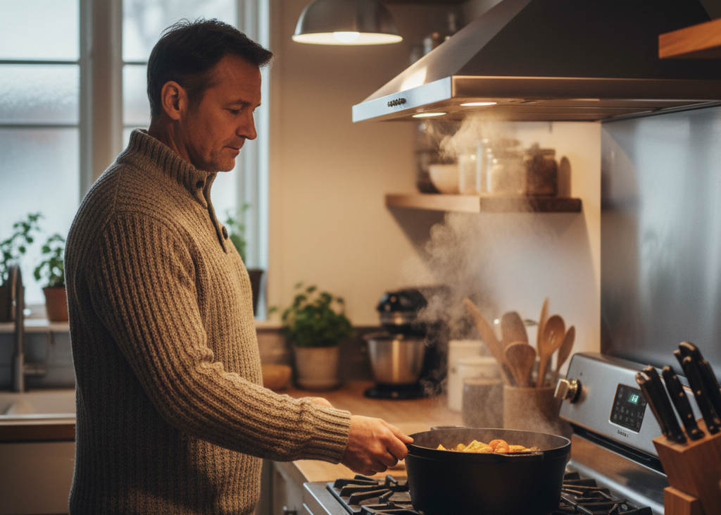 <p> Steam, smoke, and odors are not just annoying. They are signals that pollutants and moisture are being released into your indoor air. Cooking and showering are two of the biggest contributors to poor indoor air quality during winter, especially when windows stay closed.

Turning on your kitchen or bathroom exhaust fan helps pull that polluted air outside instead of letting it spread through the house. It only takes a second to flip the switch, but it can prevent moisture buildup, reduce cooking fumes, and lower the risk of mold growth. Make it a habit to run fans during and after showers and while cooking. This simple step keeps your indoor air cleaner and more comfortable with almost no effort. </p> :: Gemini