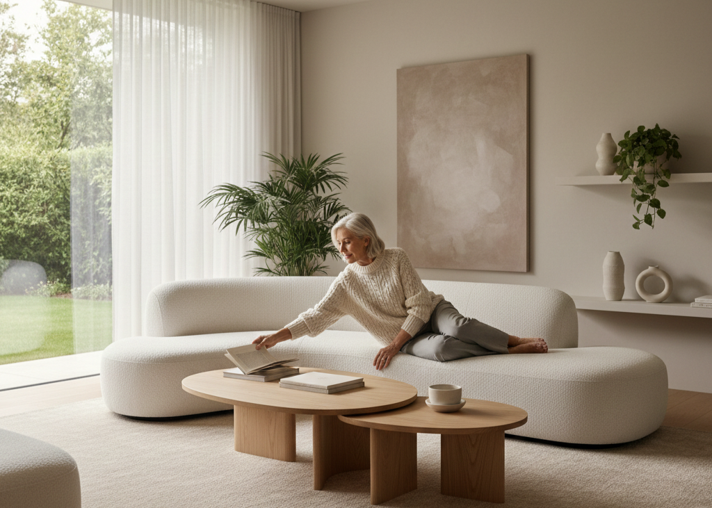 7. Curved Organic Furniture for Comfort and Safety <p> Sharp corners and rigid furniture are giving way to rounded, organic shapes in 2026. Sofas, tables, and cabinetry with gentle curves are visually appealing and safer to navigate. These soft forms reduce the risk of bumps or bruises and create a calm, inviting atmosphere. Curved furniture adds a contemporary and stylish element to your living spaces, proving that safety and design can coexist beautifully. </p> :: Gemini