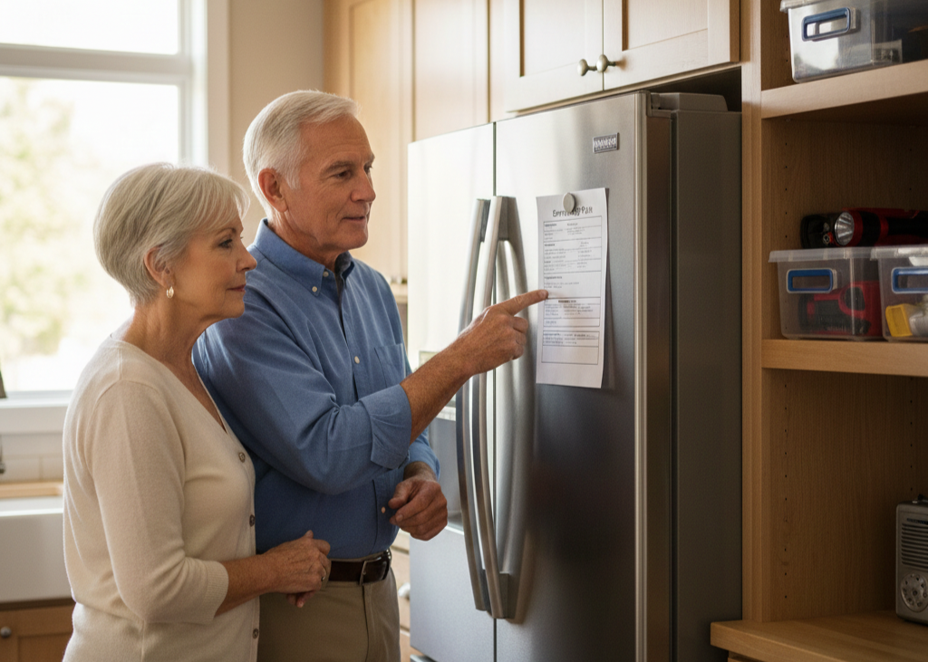 <p> Being prepared is empowering. A personalized plan should include emergency contacts, the locations of essential items, medications, and instructions for first responders. Keep a printed copy in a visible spot, like the refrigerator, and consider backup power sources such as battery-powered lights or a generator. Regularly review and update your plan to reflect changes in health, technology, or household arrangements. A well-thought-out emergency plan ensures that you are ready for unexpected situations and gives you the confidence to handle challenges calmly and effectively. </p> :: Gemini