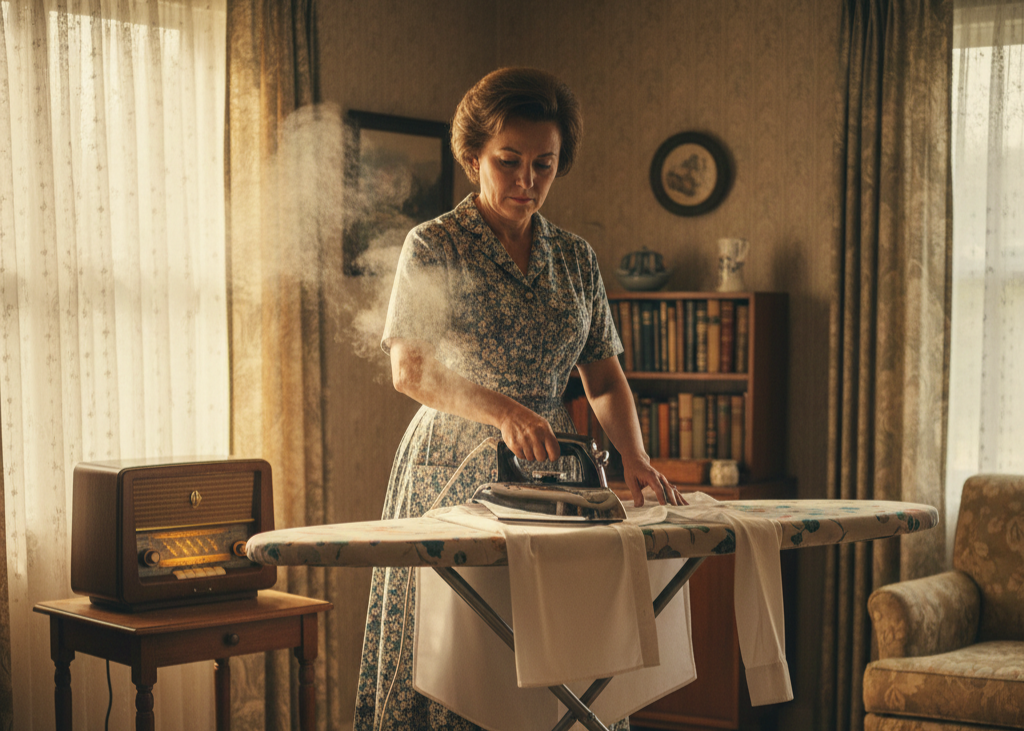 <p> Wrinkle-resistant fabrics were rare, and ironing wasn’t an occasional chore—it was a commitment. Shirts, dresses, pillowcases, and even handkerchiefs required attention to detail and plenty of patience. Entire Sunday afternoons might disappear under clouds of steam, with the occasional tap of frustration when stubborn wrinkles refused to budge. While today’s sprays and wrinkle-free fabrics simplify life, nothing matched the pride of a perfectly ironed outfit. </p> :: Gemini