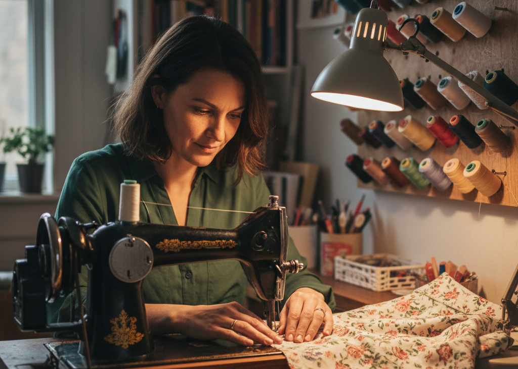<p> Torn seams weren’t a reason to throw away clothing; they were an opportunity to sew. Boomers remember humming over sewing machines, patching wear, and hemming skirts or pants. Sewing taught practicality and creativity, extending the life of clothes while fostering patience. Every mended garment carried a story, often of careful attention and personal pride. </p> :: Gemini