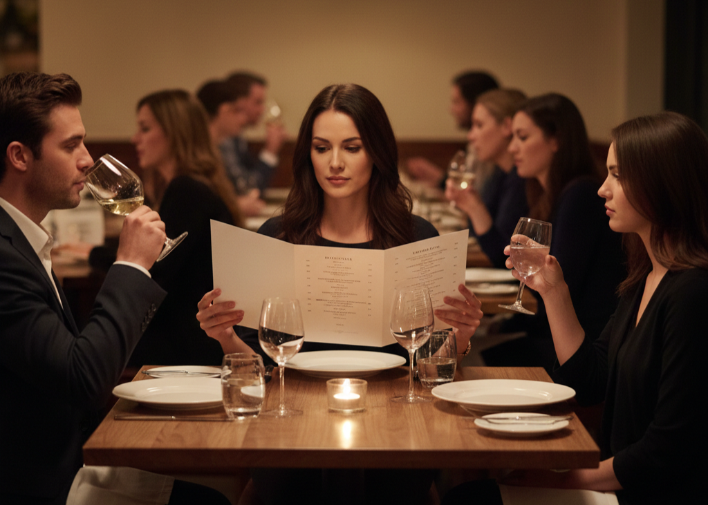 2. Your Relationship With Menu Prices <p> Everyone notices prices, but not everyone broadcasts it. Quietly scanning the menu and ordering without commentary suggests ease and familiarity with dining out. Loud reactions, repeated price comparisons, or announcing how expensive everything is can signal anxiety or discomfort.
This doesn’t mean you have to order the most expensive item. It simply means keeping financial considerations private. Subtlety allows the focus to remain on enjoyment, conversation, and the experience itself. </p> :: Gemini