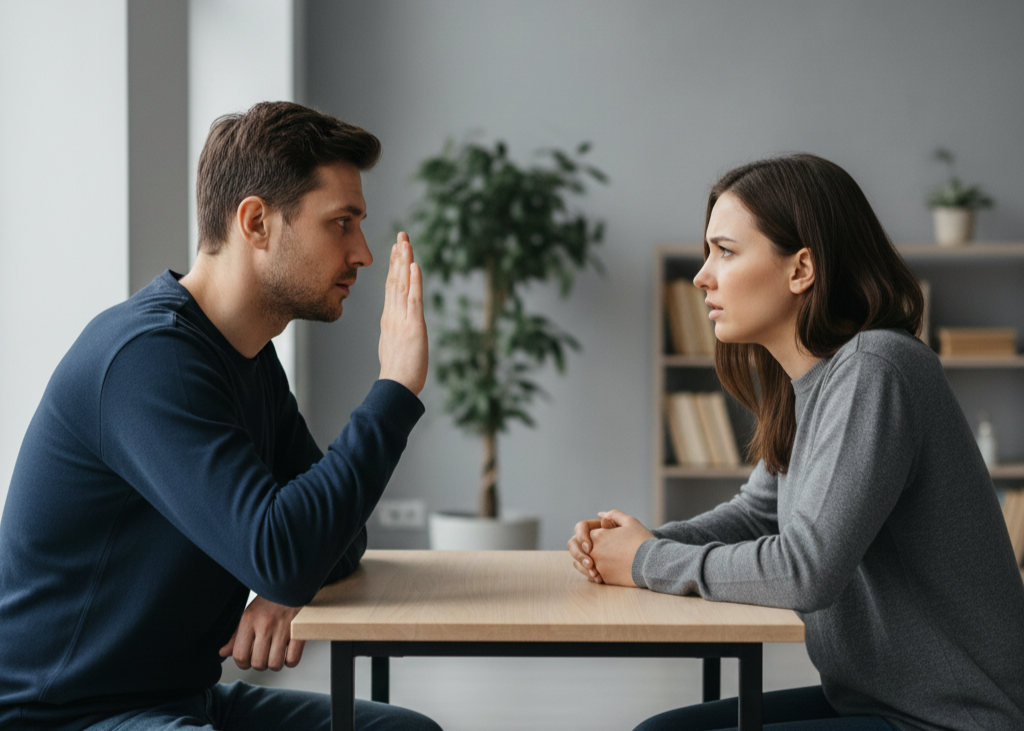 <p> Telling someone to “calm down” rarely has the desired effect. Instead of addressing the issue, it dismisses emotions and shifts blame onto the other person.

This phrase often reveals low emotional intelligence and poor conflict-resolution skills. It ignores context and invalidates feelings rather than fostering understanding. </p> :: Gemini