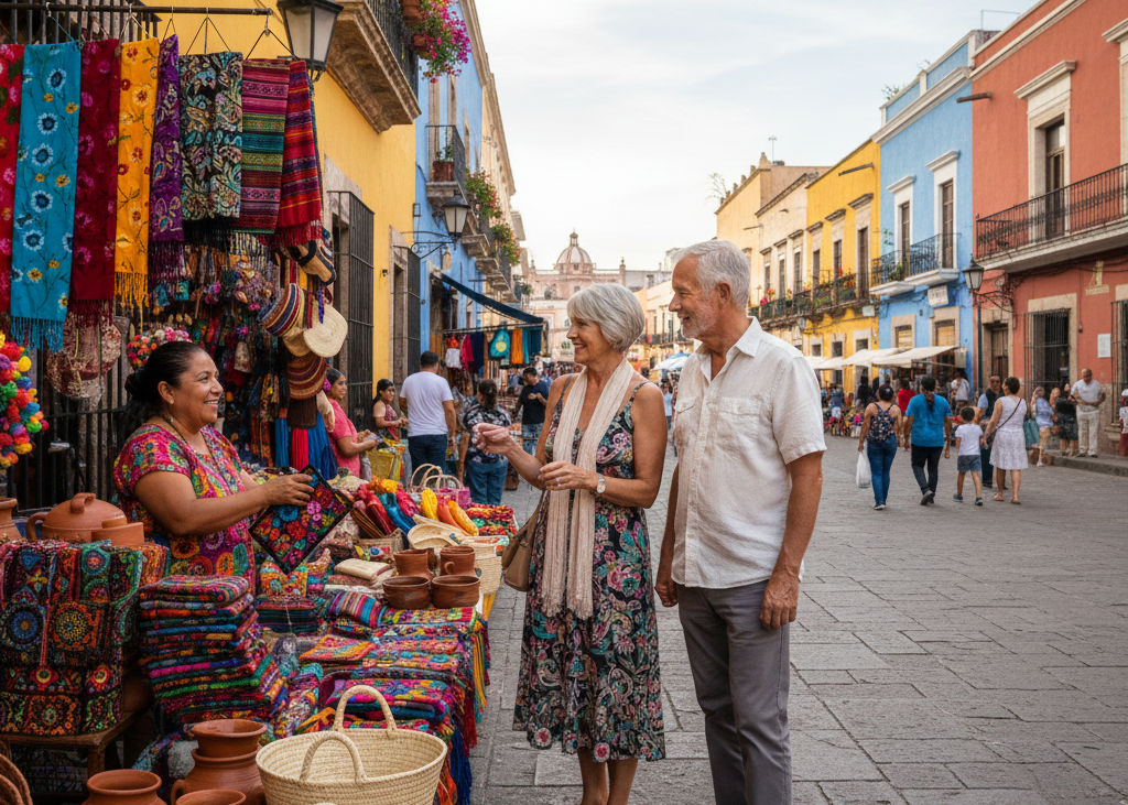 <p> For travelers who want warmth, vibrant culture, and delicious food close to home, Merida and Oaxaca are excellent choices. Merida, the capital of the Yucatán, is known for its colonial architecture, lively plazas, and bustling markets. Baby boomers can enjoy leisurely strolls along historic streets or attend one of the city’s frequent cultural festivals.

Oaxaca is famous for its indigenous culture, art, and cuisine. Visiting local markets, sampling traditional moles, and exploring ancient Zapotec ruins like Monte Albán make for rich cultural experiences. Both cities offer affordable lodging, from boutique hotels to guesthouses, as well as excellent local eateries. Flights from the United States are often surprisingly economical, especially during off-peak seasons. These cities combine history, culture, and food in a way that is both engaging and accessible, making them perfect destinations for travelers who want depth and affordability. </p> :: Gemini