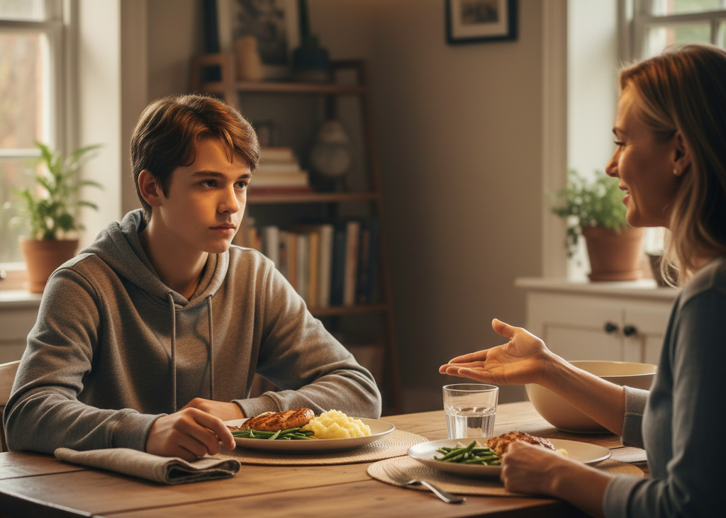 <p> Wasting food was frowned upon, and children were often required to eat every bite served. This rule taught gratitude for resources and encouraged healthy eating habits, at least from the Boomer perspective.

Today, parents encourage children to listen to their bodies’ hunger cues. Forcing a child to finish food can create unhealthy eating habits and negative associations with mealtime. Modern approaches balance teaching gratitude with respecting personal appetite, portion sizes, and nutritional needs. </p> :: Gemini