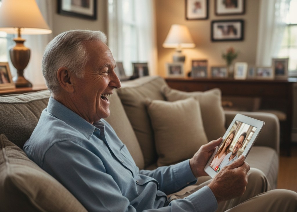 <p> Video calling has become one of the most meaningful ways to stay emotionally close, especially when family lives miles or even states away. Apps like FaceTime, Zoom, and WhatsApp make it possible to watch grandkids grow, join birthday celebrations, or simply share a cup of coffee and a laugh from afar. Learning how to start a call, adjust the camera, and fix simple audio issues helps remove stress and build confidence. It also means you can focus on the conversation instead of the technology. Over time, video calls stop feeling like a tool and start feeling like real, face-to-face moments that bring everyone closer. </p> :: Gemini