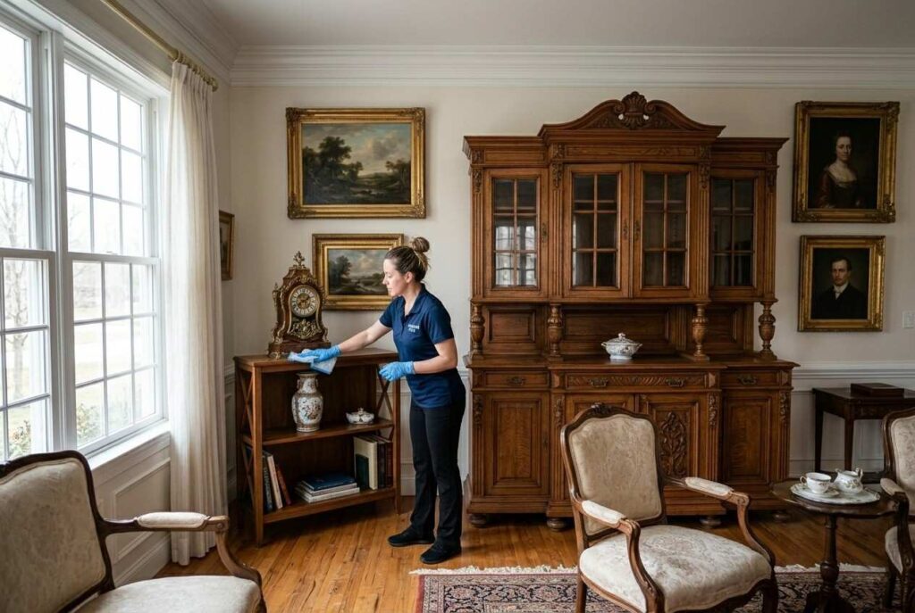 <p> High-value or fragile items like antique furniture, original artwork, or sensitive electronics are often cleaned with extreme caution or not at all. Cleaners may dust around them but avoid direct handling unless you give specific instructions. The concern here is liability. If something rare or expensive is damaged, it can create complicated insurance issues. If you have delicate items, it is wise to discuss expectations clearly before the appointment. </p> :: Gemini