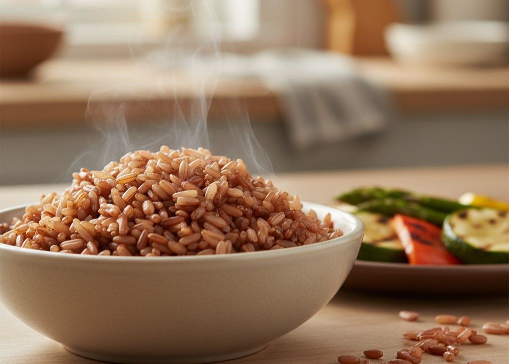 10. Brown Rice <p> Brown rice keeps its outer bran layer intact, which means it retains more fiber than white rice. That extra fiber helps bulk up stool and promote smoother bowel movements. Swap white rice for brown rice in stir fries, grain bowls, and side dishes. The nutty flavor and chewy texture can make meals feel more satisfying while quietly supporting your digestive system. </p> :: Gemini