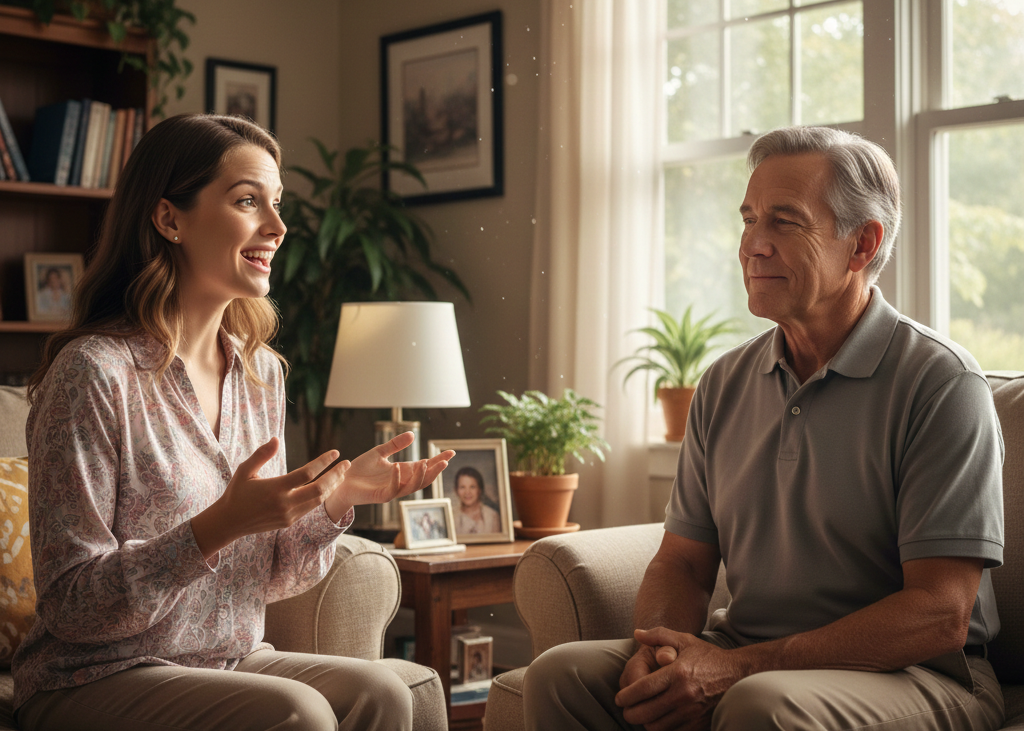 <p> Comments about age, even when meant as compliments, can come across as awkward or even insulting. Telling someone they do not look old implies that being old is a negative thing, which is not a message aging parents want to hear. They want to be seen for who they are now, not judged on how well they have defied the passage of time. Instead, focus on something you genuinely appreciate. Say something like, “That color looks great on you,” or “I admire how well you handle challenges.” These statements celebrate their qualities without bringing age into the equation. </p> :: Gemini