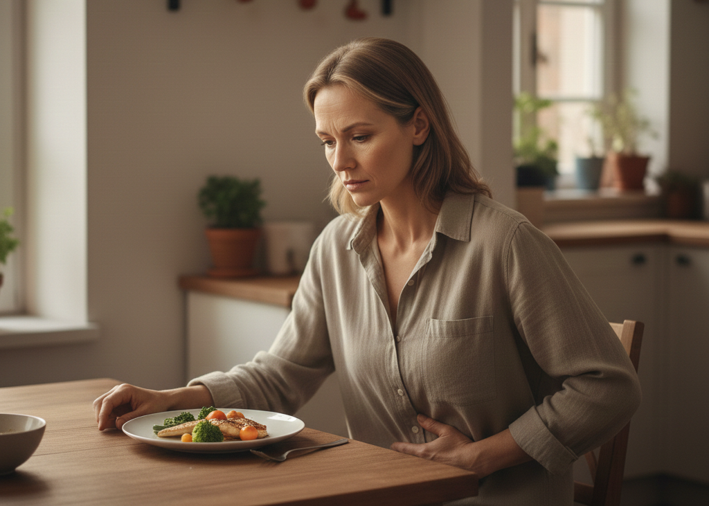 <p> Developing reactions to foods you once tolerated well can be confusing and frustrating. An imbalanced microbiome can weaken the gut lining and reduce the diversity of enzymes needed to break down certain foods properly.

When digestion becomes inefficient, partially digested food particles can irritate the gut and trigger symptoms like bloating, cramps, nausea, or fatigue after meals. Over time, this can lead to the appearance of new food sensitivities or worsen existing ones.

While this doesn’t always mean you need to permanently eliminate foods, it may indicate that your gut needs support before it can handle them comfortably again. </p> :: Gemini