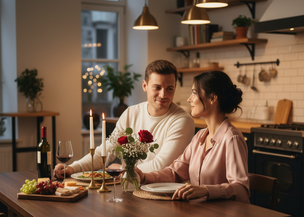 Final Thoughts <p> The best Valentine’s Day dinners are not about perfection or presentation alone. They are about intention, presence, and shared experience. A thoughtfully prepared meal at home allows you to create an atmosphere that feels personal and relaxed, free from distractions and expectations. Whether you choose steak, pasta, seafood, or a simple sheet pan meal, what matters most is the care behind it.
Valentine’s Day does not need to be extravagant to be meaningful. A warm kitchen, a favorite playlist, and a meal made with love often leave a deeper impression than any crowded restaurant ever could. Choose a dinner that feels realistic for you, set the mood in a way that feels natural, and allow the evening to unfold without pressure.
Those quiet moments, shared laughs, and simple gestures are what linger long after the plates are cleared. And in the end, that is what makes a Valentine’s Day dinner truly unforgettable. </p> :: Gemini