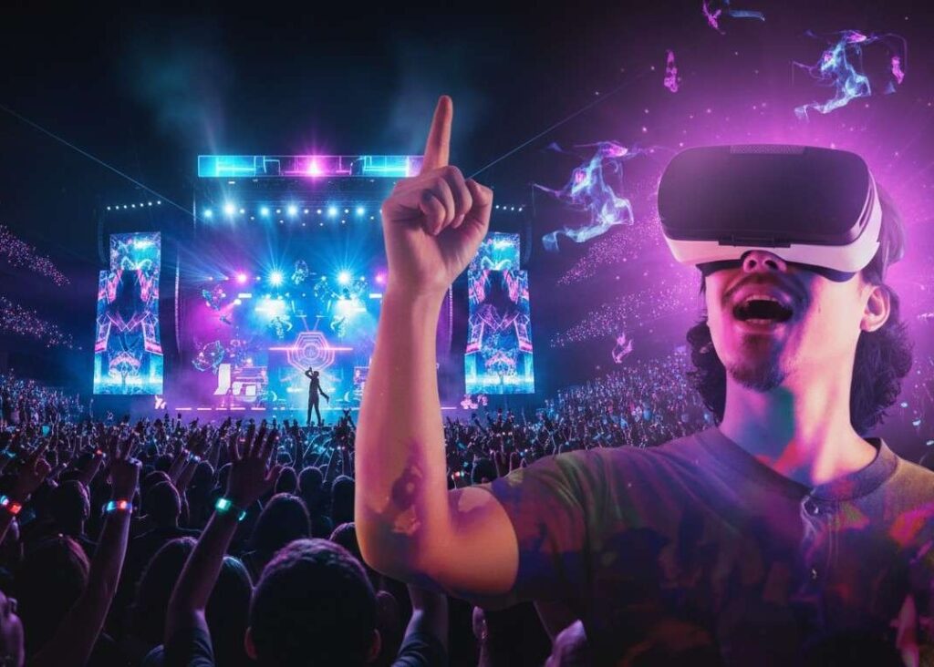 <p> Live concerts are becoming interactive playgrounds, and technology is at the forefront of this change. Augmented reality (AR) can overlay visuals, lyrics, and effects onto the real-world stage, creating a layered experience that feels almost magical. Wearable devices like LED wristbands, synced to the music and stage lights, make the audience an integral part of the show. These innovations turn passive spectators into active participants. Fans can watch the stage come alive in unexpected ways, react to dynamic visuals, and even influence certain aspects of the performance in real time. With the growth of high-speed networks and advanced venue technology, these interactive experiences are seamless and reliable. For concert-goers, AR and wearables add a new layer of excitement, making every performance feel unique and highly personal. </p> :: Gemini