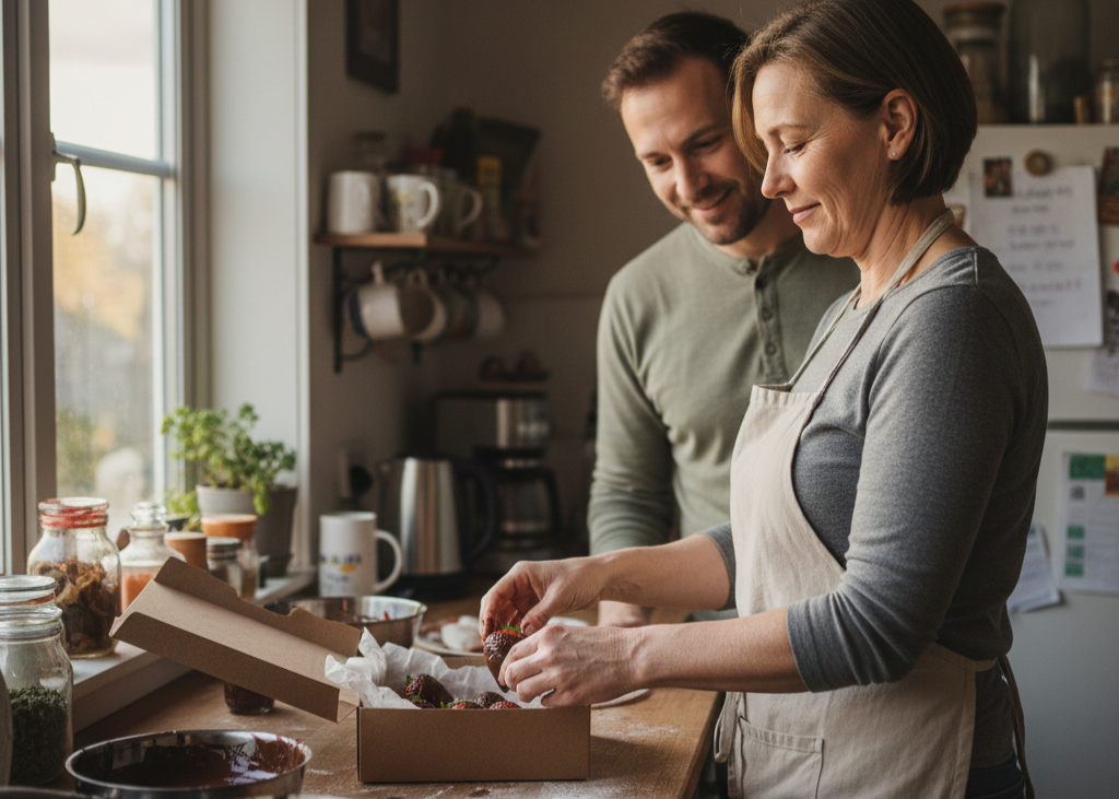 1. Homemade Chocolates or Sweet Treats <p> Few things feel more personal than something made by hand. Homemade chocolates, brownies, cookies, or chocolate-covered strawberries instantly show effort and care. You do not need professional baking skills either. Simple recipes go a long way, especially when packaged in a cute box or jar with a handwritten note. The beauty of homemade treats is that they feel indulgent without the high price tag, and they can be customized to match your Valentine’s favorite flavors. </p> :: Gemini