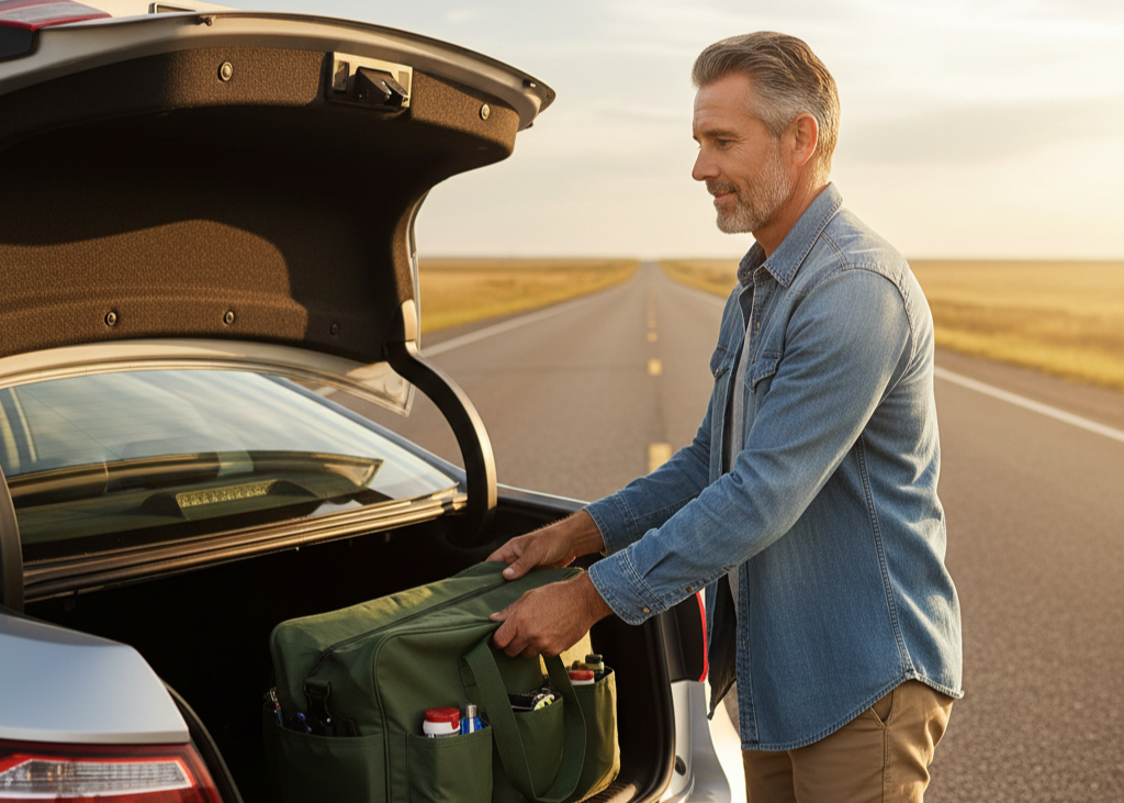 Final Thoughts <p> A 2026-ready car emergency kit is not just about surviving a breakdown. It is about confidence, preparation, and peace of mind. Each of these ten essentials plays a vital role in helping you stay safe, comfortable, and capable no matter what the road throws at you.
Remember to check your kit regularly. Replace expired food, water, and batteries, and make sure all tools are in good working condition. Store your items in an organized way, so essentials like your flashlight, window breaker, and first aid kit are easy to access when every second counts.
The goal is simple: when you encounter unexpected situations, you want to feel equipped instead of anxious. With these ten items in your car emergency kit, you will be ready to handle minor breakdowns, weather surprises, and other road emergencies with confidence. Safety is not just about following the rules of the road; it is also about anticipating challenges and being ready for them.
Take the time now to assemble your kit. You will be glad you did when a flat tire, dead battery, or sudden storm happens. Preparedness is freedom on the road, and with the right emergency kit, every journey in 2026 can be a little safer, smoother, and stress-free. </p> :: Gemini