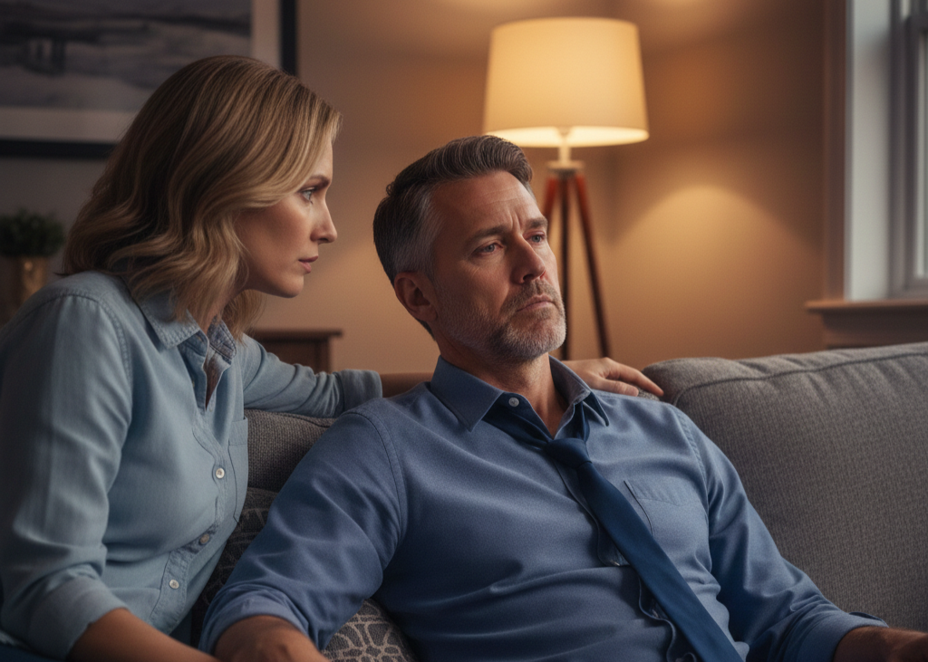 8. Are You Overwhelmed? <p> Many husbands are taught, directly or indirectly, that they should be strong and unshakeable. Being asked if they are overwhelmed can feel like being asked to admit weakness. Even when the concern is genuine, the question can stir up discomfort.
Some men fear that acknowledging stress will make them seem unreliable or incapable. In truth, this question can be an invitation to support and partnership. Creating a safe space where honesty is met with understanding makes all the difference. </p> :: Gemini