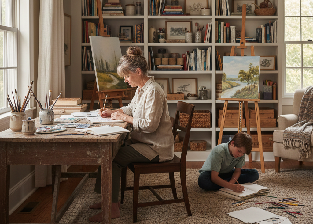 <p> Saturday is the perfect time to explore your creative side. Grab a notebook and start journaling your thoughts or ideas. Try sketching, painting, or crafting something you have been meaning to create. Creative activities do not require perfection; they require focus and presence. The act of making something with your own hands is grounding and deeply satisfying. Whether you are reflecting on your week in a journal or experimenting with colors in a painting, this activity encourages mindfulness and allows your imagination to flourish, making your screen-free Saturday truly enriching. </p> :: Gemini