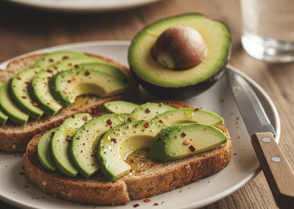 5. Avocado <p> Avocados are creamy, versatile, and loaded with monounsaturated fats and potassium. These nutrients can help improve cholesterol levels and reduce inflammation in the arteries. Spread avocado on toast, mix it into salads, or use it to make a smooth, heart-healthy dressing. Avocados are not only delicious but also incredibly satisfying, making them a perfect addition to a diet focused on cardiovascular wellness. </p> :: Gemini