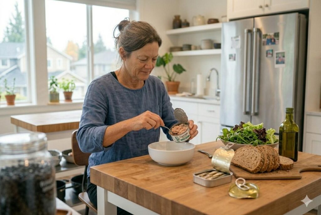 <p> Canned fish like tuna and sardines are often overlooked but are excellent sources of protein and omega-3 fatty acids, which support heart, brain, and joint health. Unlike fresh fish, canned options are shelf-stable, affordable, and ready to eat, making them a convenient superfood for busy days.

Add canned tuna or sardines to salads, sandwiches, pasta dishes, or grain bowls. They provide a quick nutrition boost without requiring extra cooking, and their long shelf life makes them a practical choice for stocking up. Including these canned fish in your diet is a simple way to get essential fatty acids without overspending. </p> :: Gemini