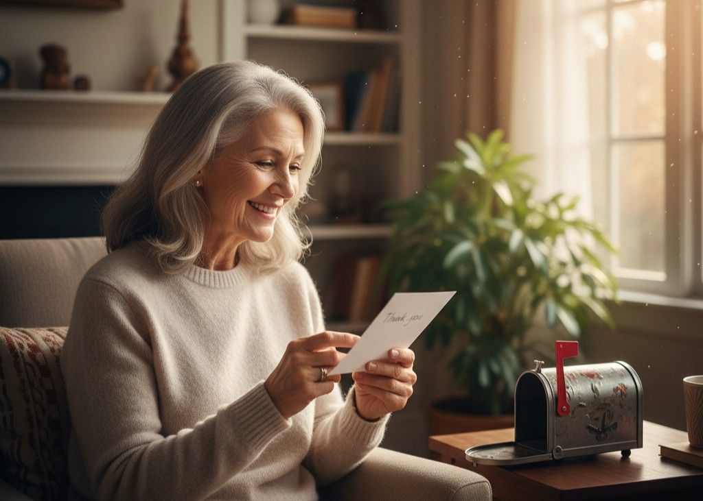 10. Writing Thank-You Notes <p> Handwritten thank-you notes may feel old-fashioned in the age of text messages and emails, but they are still a meaningful gesture. Baby boomers value the effort, thought, and personal touch that a physical note conveys. Whether you are thanking someone for a gift, hospitality, or a favor, taking the time to write a note sets you apart. A written thank-you expresses gratitude more deeply than a quick text or email and leaves a lasting positive impression. It is a simple, timeless way to show appreciation and strengthen relationships. </p> :: Gemini