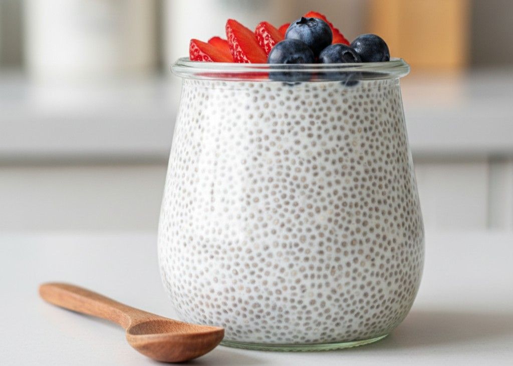 2. Chia Seeds <p> Chia seeds may be tiny, but they are one of the most fiber dense foods you can eat. When soaked in water or milk, they form a gel that helps add bulk and moisture to stool, making it easier to pass. Just one or two tablespoons can make a noticeable difference over time. Stir chia seeds into yogurt, sprinkle them over cereal, or make a simple chia pudding with almond milk and fruit. Be sure to drink enough water when increasing your chia intake so your digestive system can do its job comfortably. </p> :: Gemini