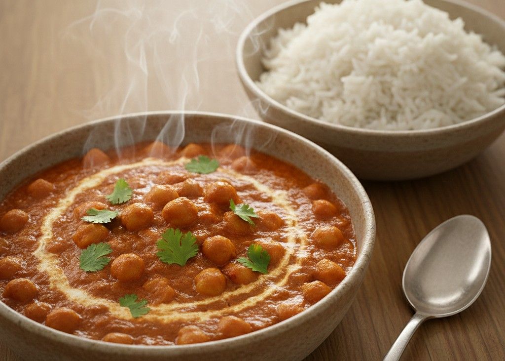 11. Simple Chickpea Curry <p> Chickpeas are budget-friendly, shelf-stable, and packed with protein. Sauté onions, garlic, and curry powder in a pot, then stir in canned chickpeas, diced tomatoes, and a splash of coconut milk or broth. Let it simmer until thick and fragrant. Serve over rice for a comforting meal that feels a little different from the usual weeknight routine. The spices transform basic pantry ingredients into something warm and satisfying. It is proof that affordable food does not have to be boring. </p> :: Gemini