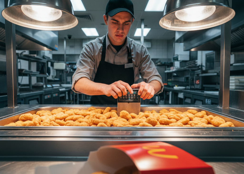 <p> Chicken McNuggets are iconic, but there is a caveat: many fast-food locations cook them in batches and keep them warm until sold. Employees admit that in some cases, if the batch has been sitting for too long, the timer is simply reset rather than cooking a fresh batch. This means you could be eating nuggets that have been under the heat lamp for quite some time, resulting in a less-than-crisp exterior and a dry interior. If you absolutely must have McNuggets, ask for them freshly cooked. Employees say this simple step makes a noticeable difference, though you might have to wait a little longer for your order. </p> :: Gemini