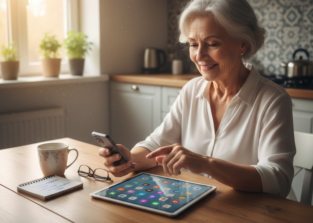 <p> Your smartphone or tablet is the hub of your digital life, handling everything from phone calls and photos to maps, reminders, and everyday questions. Learning how to adjust settings, organize apps, increase text size, and use voice commands can quickly turn confusion into confidence and reduce daily frustration. When you feel comfortable navigating your device, every other tech skill becomes easier to learn and less intimidating. It is like getting familiar with a new kitchen. Once you know where everything is and how it works, cooking feels natural, efficient, and even enjoyable instead of stressful. </p> :: Gemini