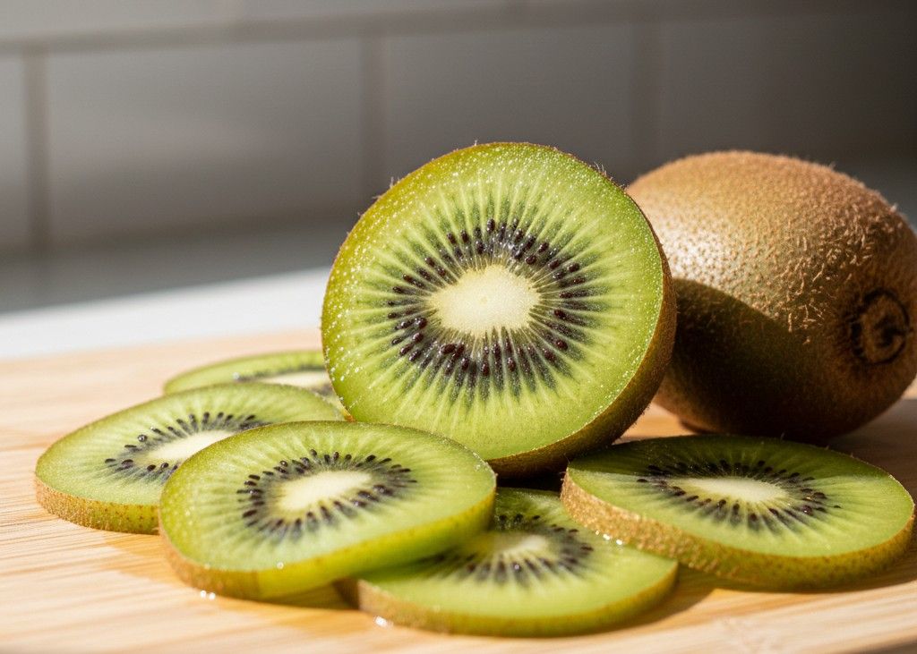 5. Kiwifruit <p> Kiwis are not just colorful and refreshing. They are surprisingly powerful when it comes to digestion. They provide both soluble and insoluble fiber and contain natural compounds that may stimulate intestinal movement. Some studies suggest that eating one or two kiwis a day can increase stool frequency and reduce straining. Slice them into a fruit salad, add them to your morning smoothie, or simply enjoy them with a spoon for a sweet and functional snack. </p> :: Gemini