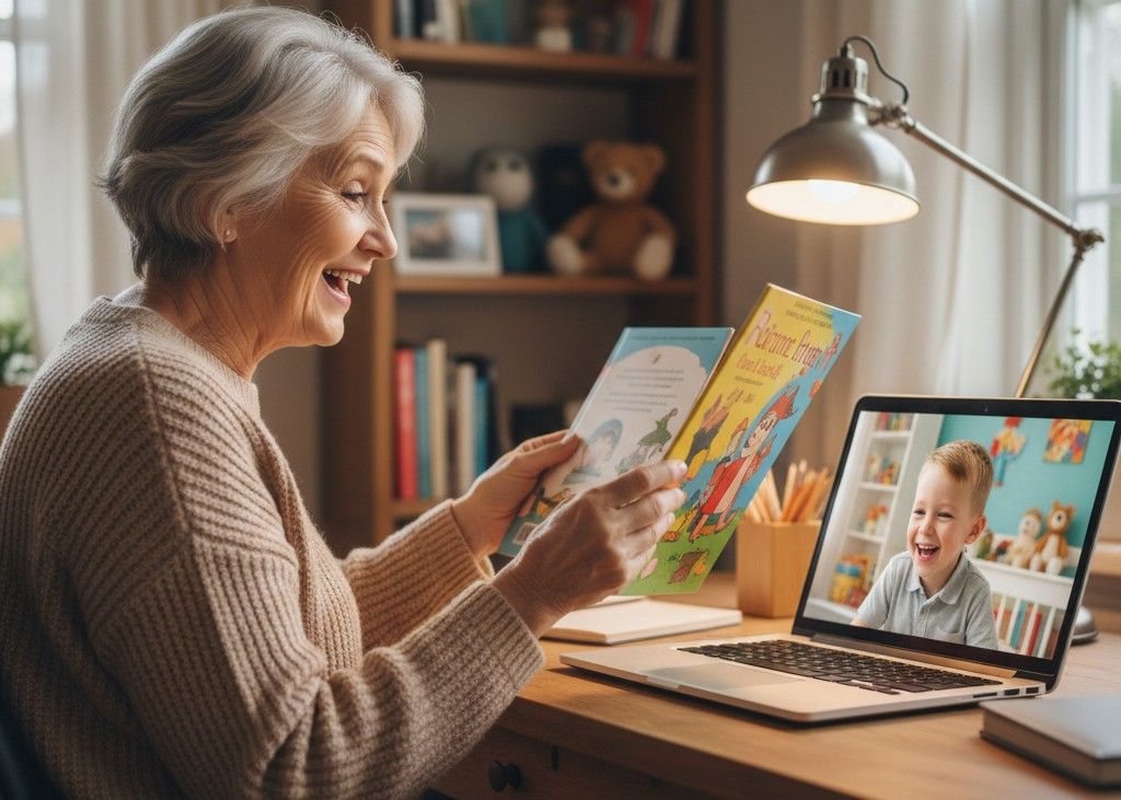 <p> Video calls have become the backbone of long-distance grandparenting. However, simply saying hello or asking how school was can feel routine and even a little dull for kids. Instead, try making video chats interactive. You can read a favorite story together, play a quick guessing game, or even hold a mini scavenger hunt where each of you searches your home for specific items. Keep calls short enough to hold their attention, around 10 to 15 minutes, but make them lively and memorable. The goal is to create moments your grandkids will look forward to rather than endure. Treat your virtual time as an event, not a check-in, and you will notice the connection deepen over time. </p> :: Gemini