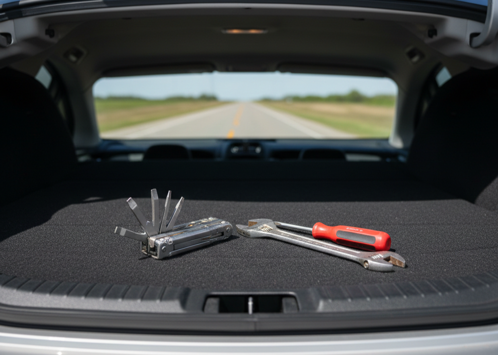 6. Multi-Tool and Basic Tools <p> A multi-tool is a small but mighty addition to any car emergency kit. Many come with pliers, screwdrivers, knives, and other essential tools that can help you fix minor mechanical problems on the spot. You might also consider including a small screwdriver set or an adjustable wrench for quick fixes. From securing loose parts to cutting through tangled ropes, having the right tools makes a breakdown much less stressful. </p> :: Gemini