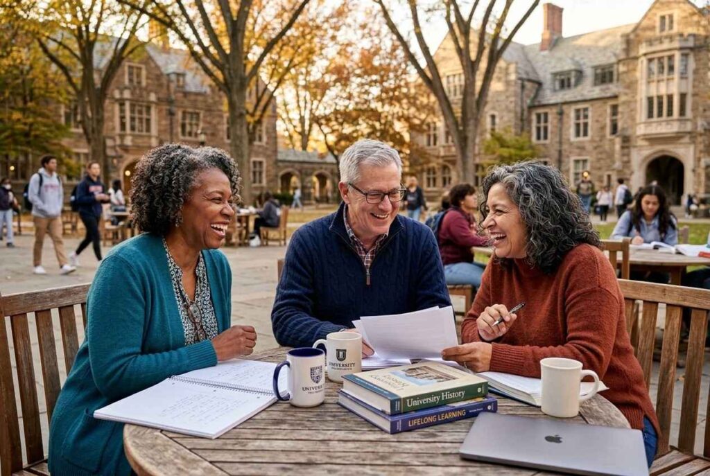 <p> One of the lesser talked about challenges of aging is isolation. As careers wind down and social circles shift, it can become harder to meet new people.

Learning changes that.

When you join a class, you instantly share something in common with everyone in the room. You have a topic to discuss, questions to explore, and experiences to compare. Whether it is a painting workshop, a writing seminar, or a community college lecture, education naturally creates connection.

Many universities host programs specifically designed for older adults. Organizations such as the Osher Lifelong Learning Institute offer noncredit courses in subjects ranging from politics to philosophy. These programs are built around community and conversation.

The friendships formed in these settings often extend beyond the classroom. Study groups turn into coffee dates. Classmates become travel companions. Learning becomes not just an intellectual pursuit but a social one as well. </p> :: Gemini