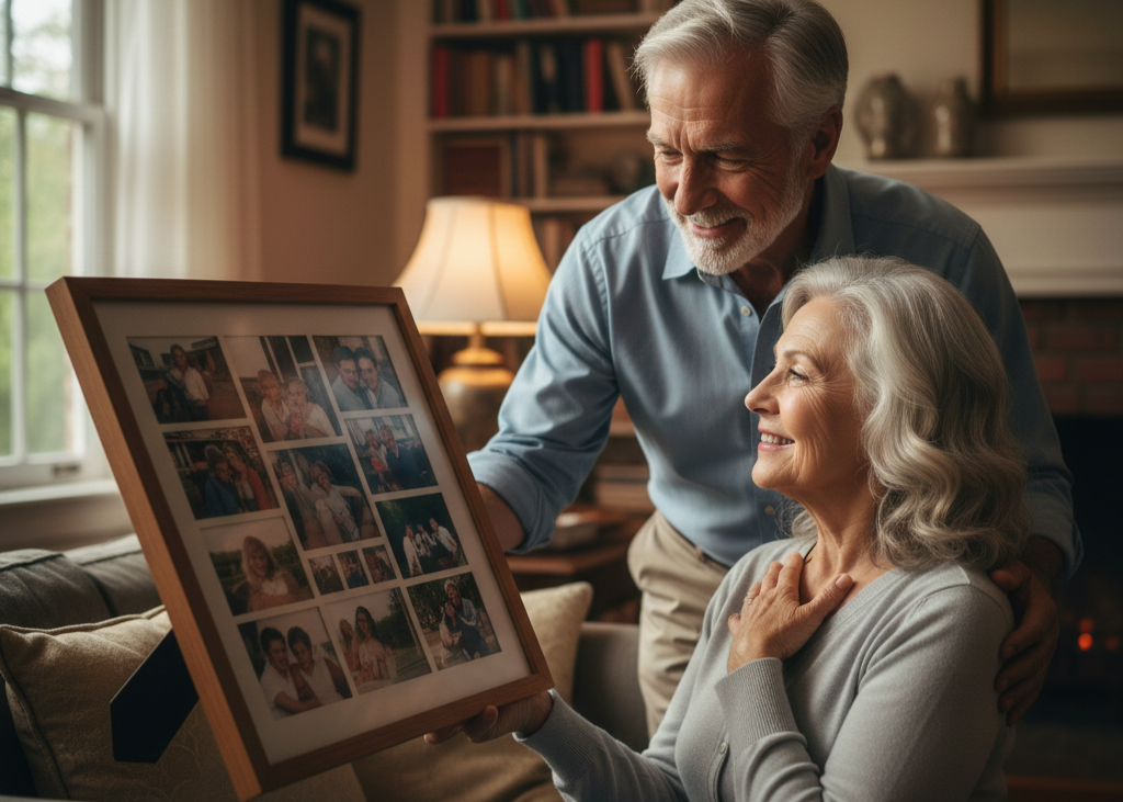 11. A Memory Collage in a Frame <p> Instead of choosing just one photo, create a small collage of favorite memories. Print a few meaningful pictures and arrange them in a single frame. This gift tells a story of shared experiences and growth, making it especially meaningful for long-term relationships. It is also easy to customize based on how long you have known each other. </p> :: Gemini