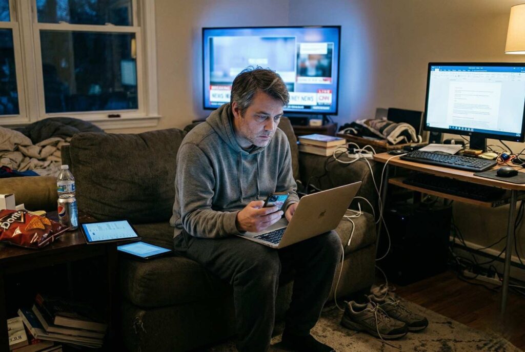 <p> Hours spent glued to phones, computers, and TVs can harm your heart more than you realize. Too much screen time often means less physical activity and increased stress. It can also interfere with sleep patterns, further straining your cardiovascular system. Long periods of sitting can slow circulation and contribute to weight gain, both of which raise the risk of heart-related problems over time. Constant exposure to news, social media, and digital distractions can also keep your body in a low-level state of tension that quietly impacts blood pressure. Setting boundaries on screen usage and incorporating regular movement breaks can help protect your heart while improving overall well-being. </p> :: Gemini