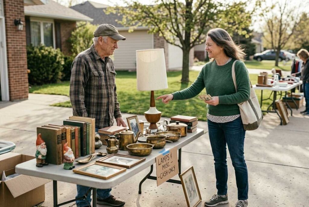 1. Yard Sales, Garage Sales, and Flea Market Finds <p> When you are hunting for bargains at a yard sale, garage sale, estate sale, or flea market, cash is almost always the best option. Many casual sellers still do not accept cards, and even if they do use payment apps, those transactions can be slower and sometimes more awkward than they need to be. Cash keeps things simple, fast, and easy to negotiate. If you are holding exact bills and asking, “Would you take $15 for this today?” you are far more likely to get a yes than if you are fumbling through your phone trying to send money. It also avoids potential confusion with digital payment apps, especially in casual transactions between individuals. If you are buying a used lamp, a stack of vintage books, or a random lawn ornament you absolutely did not plan to fall in love with, cash makes the whole thing smoother. </p> :: Gemini