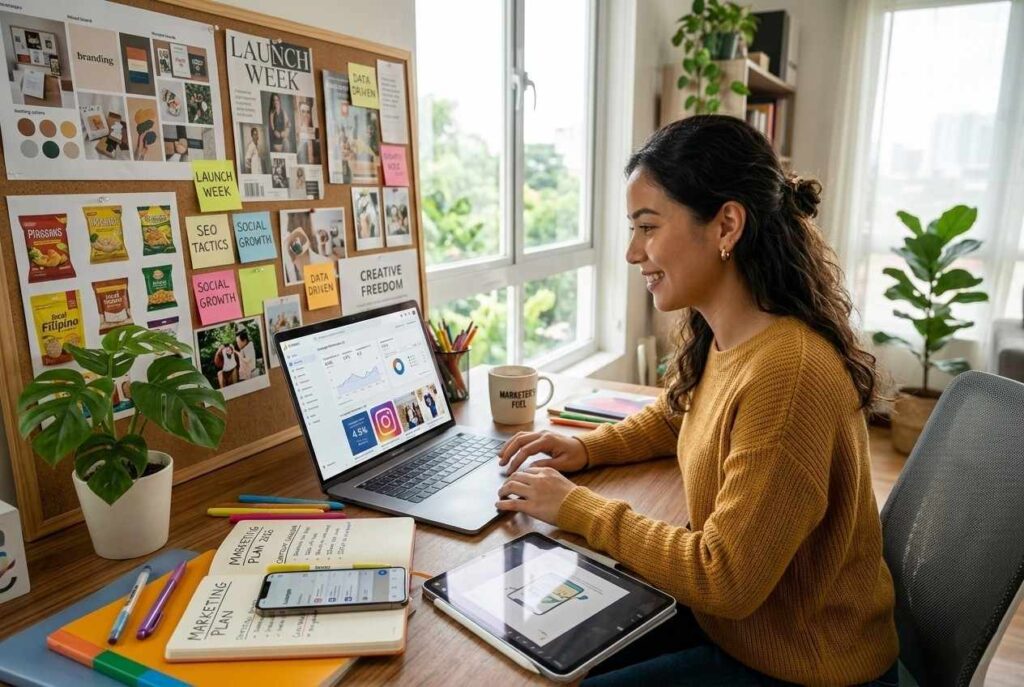 <p> Marketing has evolved to fit the remote-first world, and digital marketing specialists are leading the charge. From crafting engaging social media campaigns to optimizing websites for search engines, these professionals help businesses connect with audiences online. Remote work suits this field because so much of it can be measured digitally, focusing on results rather than time spent at a desk. Digital marketing is perfect for people who are creative, analytical, and love seeing their work make an impact. You can experiment with new strategies, track performance metrics, and adjust campaigns on the fly — all while working from a home office or a favorite coffee shop. </p> :: Gemini