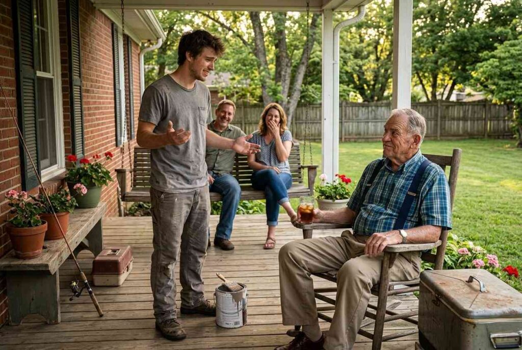 <p> This line combines exaggeration and humor to call someone out. It works especially well when someone consistently avoids responsibility or tries to explain away mistakes. The specificity of “fishing on Sunday” adds color and makes it memorable. It is delivered with just the right amount of theatricality to embarrass the person lightly, without being mean-spirited. The pause that follows is a mix of laughter and reflection, as everyone silently acknowledges Grandpa’s point. It is one of those sayings that is repeated for years because of its vivid imagery and truthfulness. </p> :: Gemini