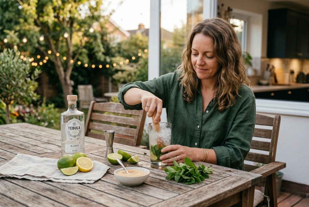 <p> There is nothing like a minty Mojito to make you feel like you are on vacation. Start by gently muddling fresh mint leaves with sugar and a squeeze of lime. Add white rum and top with soda water. Fill the glass with ice and give it a quick stir. The combination of mint, lime, and sparkling water creates a crisp and refreshing cocktail that feels light and lively. It is perfect for brunch, a backyard hangout, or any time you want a drink that is both cooling and invigorating. </p> :: Gemini