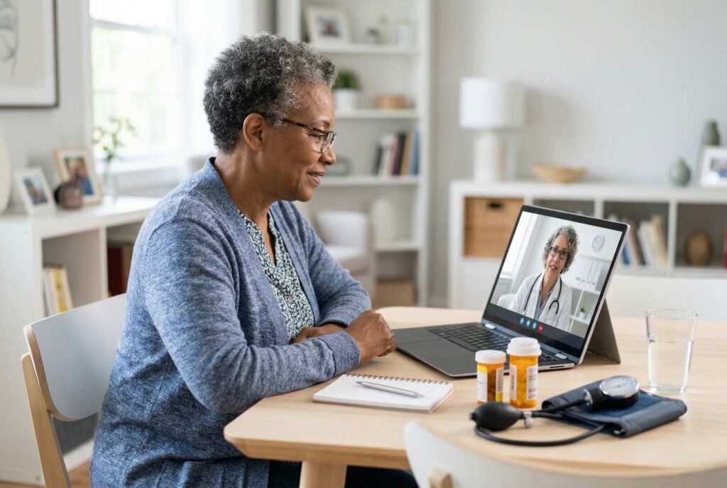 <p> Telehealth is one of the most impactful ways boomers are using technology to manage their health. Video appointments, online prescription refills, and access to digital health records allow users to receive medical care without frequent in-person visits. This technology is particularly beneficial for those managing chronic conditions or limited mobility, ensuring that healthcare remains accessible, convenient, and safe. Boomers are discovering that virtual care can provide the same quality of attention while saving time and effort. </p> :: Gemini