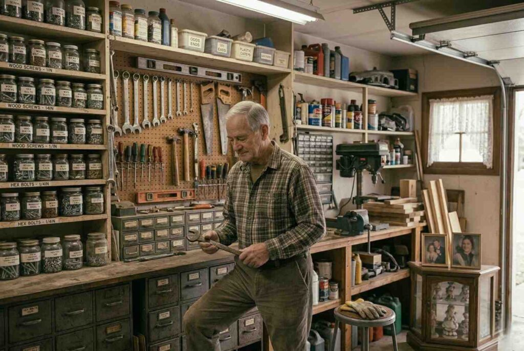 <p> A trip to a Boomer’s garage often reveals tools, spare parts, and hardware that have not been used in decades. Wrenches, screws, and old keys sit patiently in drawers or boxes, seemingly waiting for a future moment when they might be needed.

Many Boomers grew up in households shaped by the Great Depression or wartime rationing, where nothing was wasted. Keeping tools and hardware embodies a mindset of resourcefulness and preparedness. Even if a tool has not been used in years, it remains in the home because it might be needed someday. This mindset is not about hoarding; it is about valuing durability and readiness, traits that were ingrained over a lifetime. </p> :: Gemini