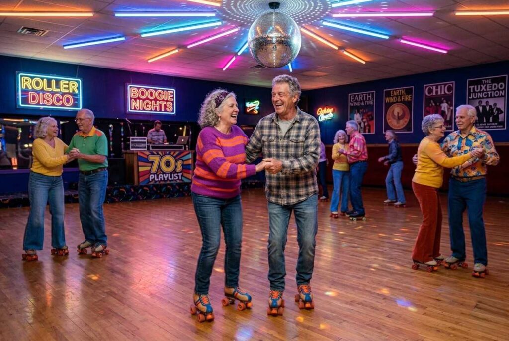 6. Roller Disco Nights <p> Skating to disco beats under twinkling lights captured the spirit of the 1970s and early 1980s. Roller rinks were cultural hubs where teens and adults alike could express themselves, enjoy music, and socialize. It was more than exercise; it was a vibrant combination of music, fashion, and movement that brought communities together. People dressed in colorful outfits, perfected their spins and slides, and even formed small skating crews that competed for style and flair. For many, it was a magical escape from everyday life, where friendships and memories were forged on wheels.
With the rise of home entertainment, stricter safety considerations, and changing social trends, roller disco declined. Today, roller skating enjoys a nostalgic comeback, but the dazzling scene of disco balls and synchronized moves that filled rinks nationwide has mostly passed. </p> :: Gemini