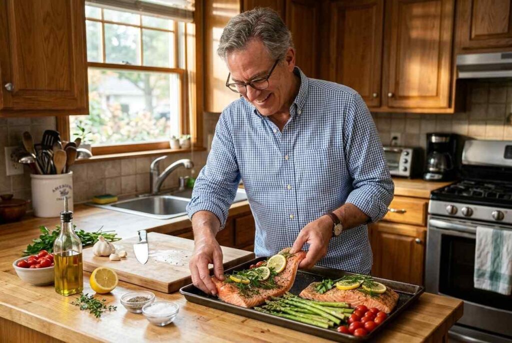 <p> Salmon is not just heart-healthy. It is also a muscle-friendly superstar. A three-ounce serving offers around 22 grams of high-quality protein along with omega-3 fatty acids. These healthy fats help reduce inflammation in the body, which may support muscle recovery and overall function as you age. For Americans who are concerned about heart disease, salmon provides a double benefit by supporting cardiovascular and muscular health at the same time. Bake it with lemon and herbs, grill it for tacos, or add it to salads for a satisfying and strength-supporting meal that does not feel boring. </p> :: Gemini