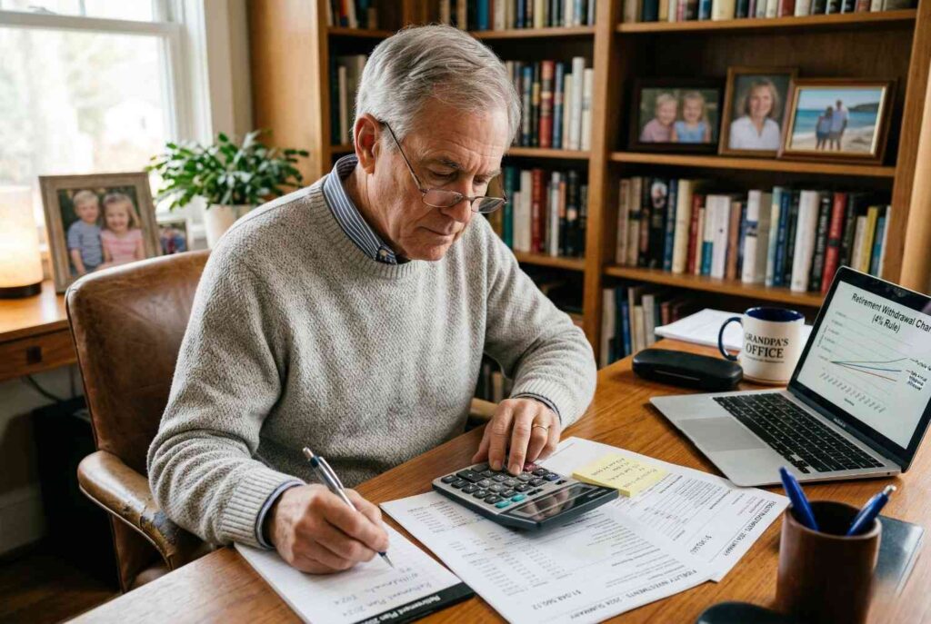 1. Start with the Classic Four Percent Rule <p> The four percent rule has been a staple in retirement planning for decades. It suggests that if you withdraw four percent of your retirement portfolio in the first year of retirement and then adjust that amount for inflation each year, your savings have a good chance of lasting thirty years. For example, if you have saved one million dollars, withdrawing forty thousand dollars in the first year sets a baseline that many financial planners consider safe.
While it is not a guarantee, the four percent rule provides a simple starting point for planning. It helps you avoid overspending early in retirement, giving your investments time to grow and buffer against inflation. Think of it as a guideline rather than a strict rule, a place to start the conversation about your spending and lifestyle expectations. </p> :: Gemini