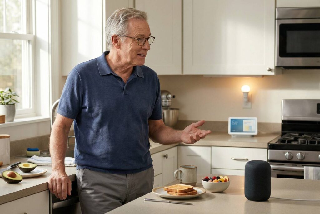 <p> Voice-activated assistants like Alexa or Google Assistant have become indispensable tools for many boomers. They provide an easy way to access information, set reminders, or control other smart devices in the home. Boomers enjoy the convenience of hands-free interaction, whether it is asking for a recipe, checking traffic, or hearing the news. This technology is particularly helpful for those who may find traditional interfaces challenging, offering a simple and intuitive way to integrate tech into daily life. </p> :: Gemini