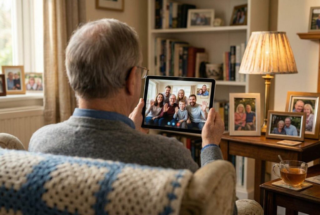 <p> For many boomers, video calling has become a lifeline to family and friends. Platforms like FaceTime, Zoom, and WhatsApp allow them to see loved ones no matter the distance. Celebrations, holidays, or simple daily check-ins become more personal and joyful with face-to-face interaction. Video calls also help those living alone feel less isolated, strengthening emotional bonds and creating memorable experiences that are not possible through phone calls alone. </p> :: Gemini