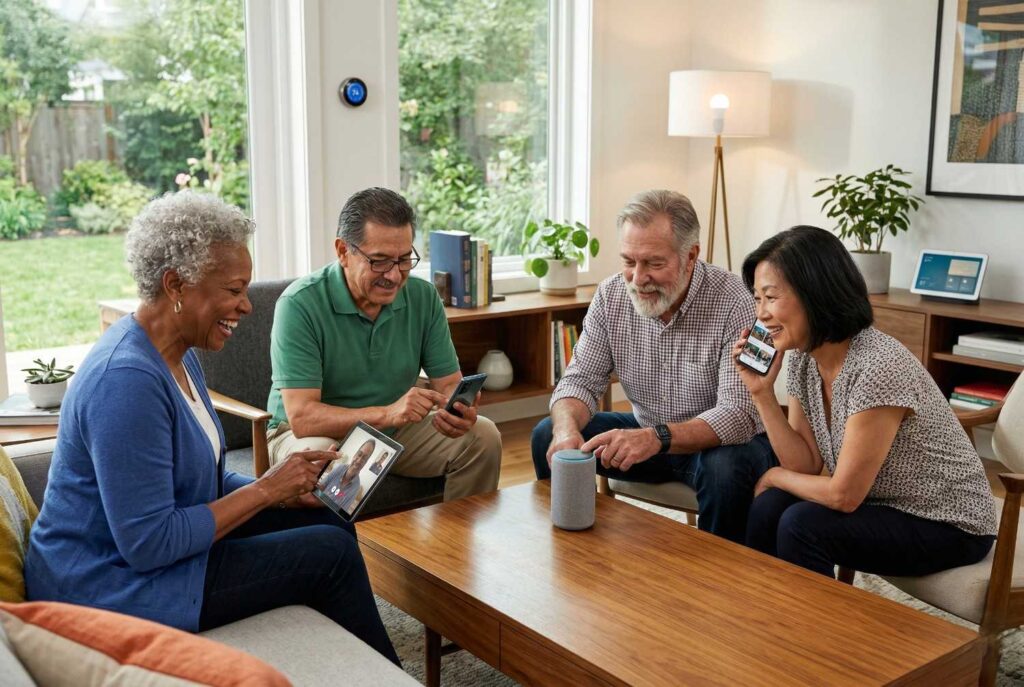 <p> Boomers are proving that age is not a barrier to adopting smart technology. With smartphones, video calls, smart home devices, and AI tools, they are finding new ways to stay connected, manage their health, and enrich their daily lives. This generation is showing that adapting to technology is about curiosity, practicality, and a willingness to learn.

Smart technology has transformed from being intimidating to being empowering. Boomers are not just passive users; they are finding ways to make technology fit their lifestyles, enhance independence, and open doors to new experiences. The journey of adapting to smart tech is ongoing, but it is clear that boomers are embracing the digital world with creativity, confidence, and a sense of adventure. For anyone who doubts that technology and age can coexist harmoniously, boomers are living proof that it absolutely can. </p> :: Gemini