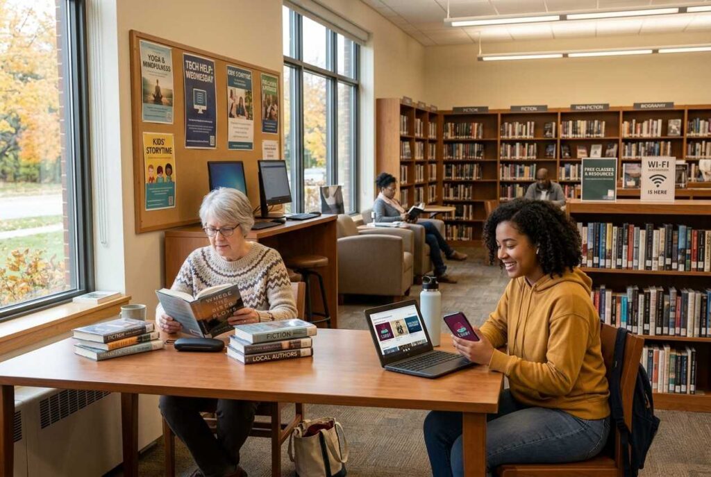 <p> For many boomers, the local library was one of the most valuable free resources in town. It provided books, educational materials, and a quiet place to learn.

Libraries today offer even more than they did decades ago. In addition to books, many libraries provide digital media, audiobooks, online learning tools, and community programs.

At a time when entertainment and education often come with subscription fees, the library remains one of the best free resources available. </p> :: Gemini