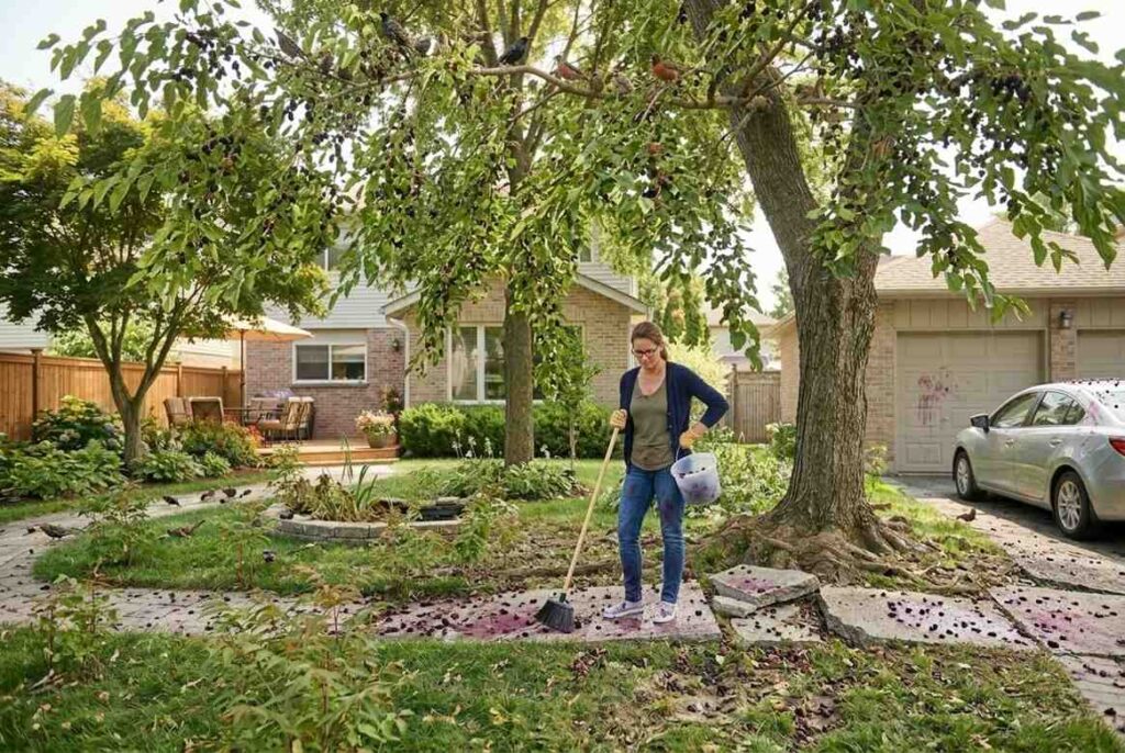 <p> Mulberry trees are tempting with their sweet, edible fruit and shady canopy. But the mess they create makes them a major headache. Fruit drops all over patios, driveways, and cars, attracting birds and insects while leaving stubborn stains. Their roots can spread aggressively, invading lawns and flower beds, and the dense shade can prevent grass and other plants from thriving beneath them. The sticky fruit and relentless cleanup make mulberries more of a nuisance than a yard asset. </p> :: Gemini