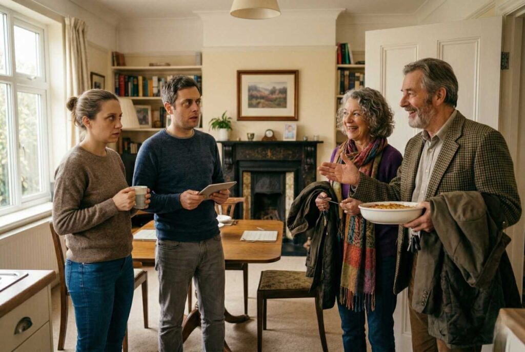 <p> There is always that one relative who says they are just stopping by for a minute and somehow ends up staying through lunch, dinner, and half the evening. In many families, that person is a boomer who still believes popping in unannounced is friendly and normal. Years ago, maybe it was. Today, most households run on tighter schedules, fuller calendars, and less mental bandwidth. A surprise visit can feel less like a sweet gesture and more like a stressful interruption. Even planned visits can become draining if they go on too long. The solution is not complicated. Call first. Ask what works. Respect the answer. And when the visit starts winding down, take the hint before everyone starts yawning and cleaning the kitchen a little too aggressively. Leaving while the energy is still good makes people more excited to see you next time. </p> :: Gemini