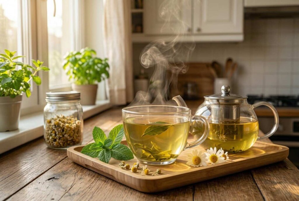 3. Tea: A Calm Source of Antioxidants <p> Tea is a versatile beverage that comes in many varieties, from green and black to herbal blends. Unsweetened tea has almost no calories and provides antioxidants that may support heart and immune health. Green tea, in particular, is linked to reduced inflammation and metabolic benefits. Herbal teas such as chamomile or peppermint can soothe the digestive system and help you relax. To get the most out of your tea, skip the sugar and cream and enjoy it plain or with a touch of natural flavoring like fresh herbs. </p> :: Gemini