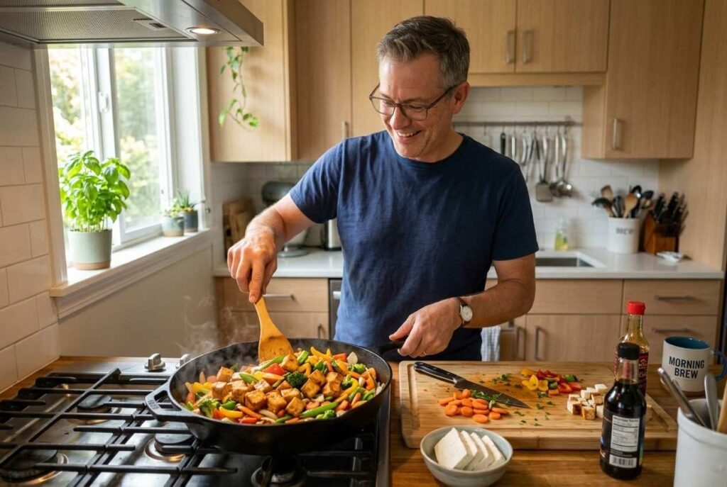 <p> If you are trying to eat less meat or follow a plant-based lifestyle, tofu is a fantastic muscle-preserving choice. Made from soybeans, tofu is considered a complete protein, meaning it contains all nine essential amino acids your body needs. A cup of firm tofu can provide about 20 grams of protein. It also contains iron and calcium, nutrients that are especially important as you age. Tofu absorbs the flavors of whatever you cook it with, so it works beautifully in stir-fries, curries, and even on the grill. For Americans exploring plant-forward eating patterns, tofu offers a practical way to support strength without relying solely on animal products. </p> :: Gemini